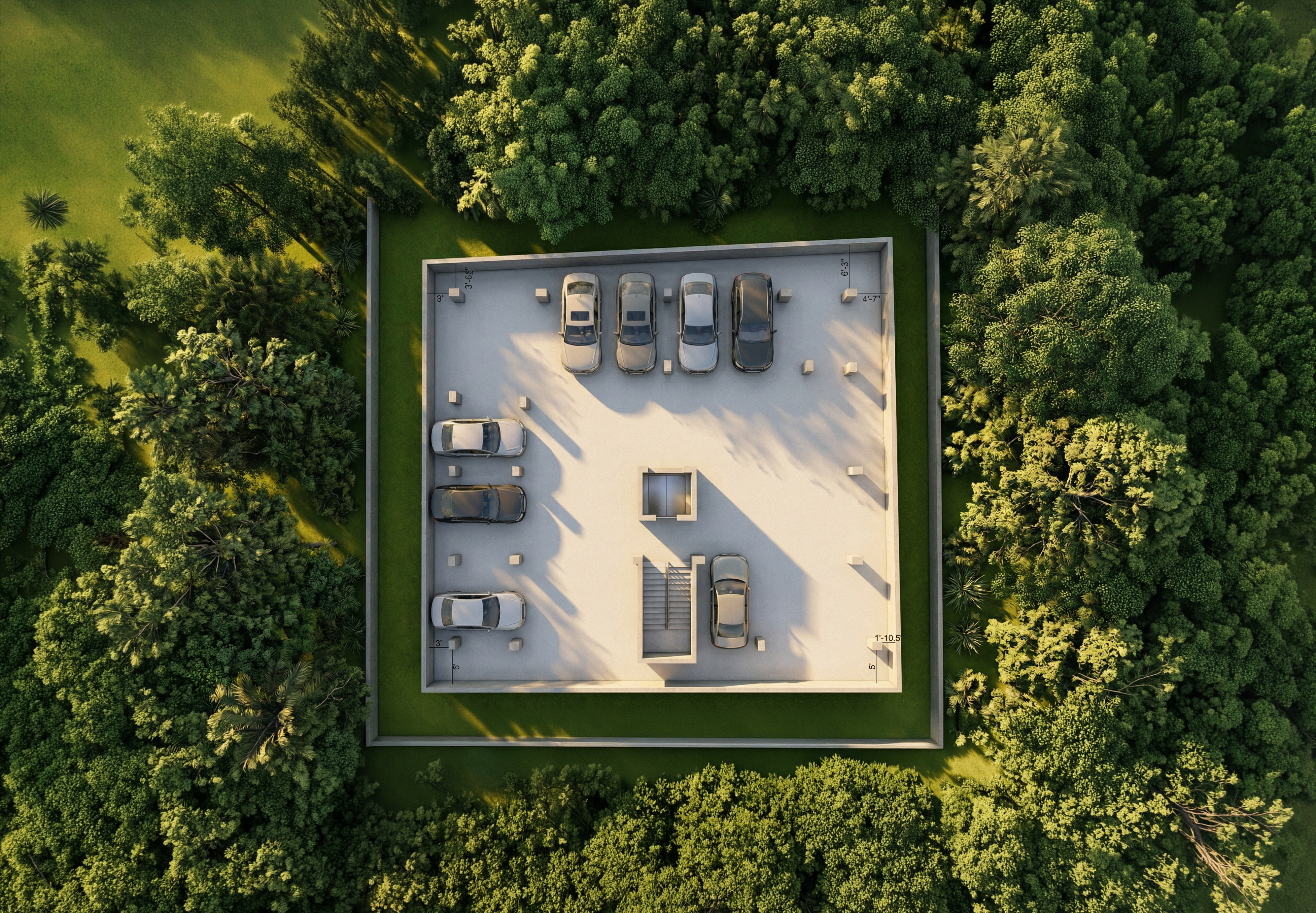 Block A car parking plan