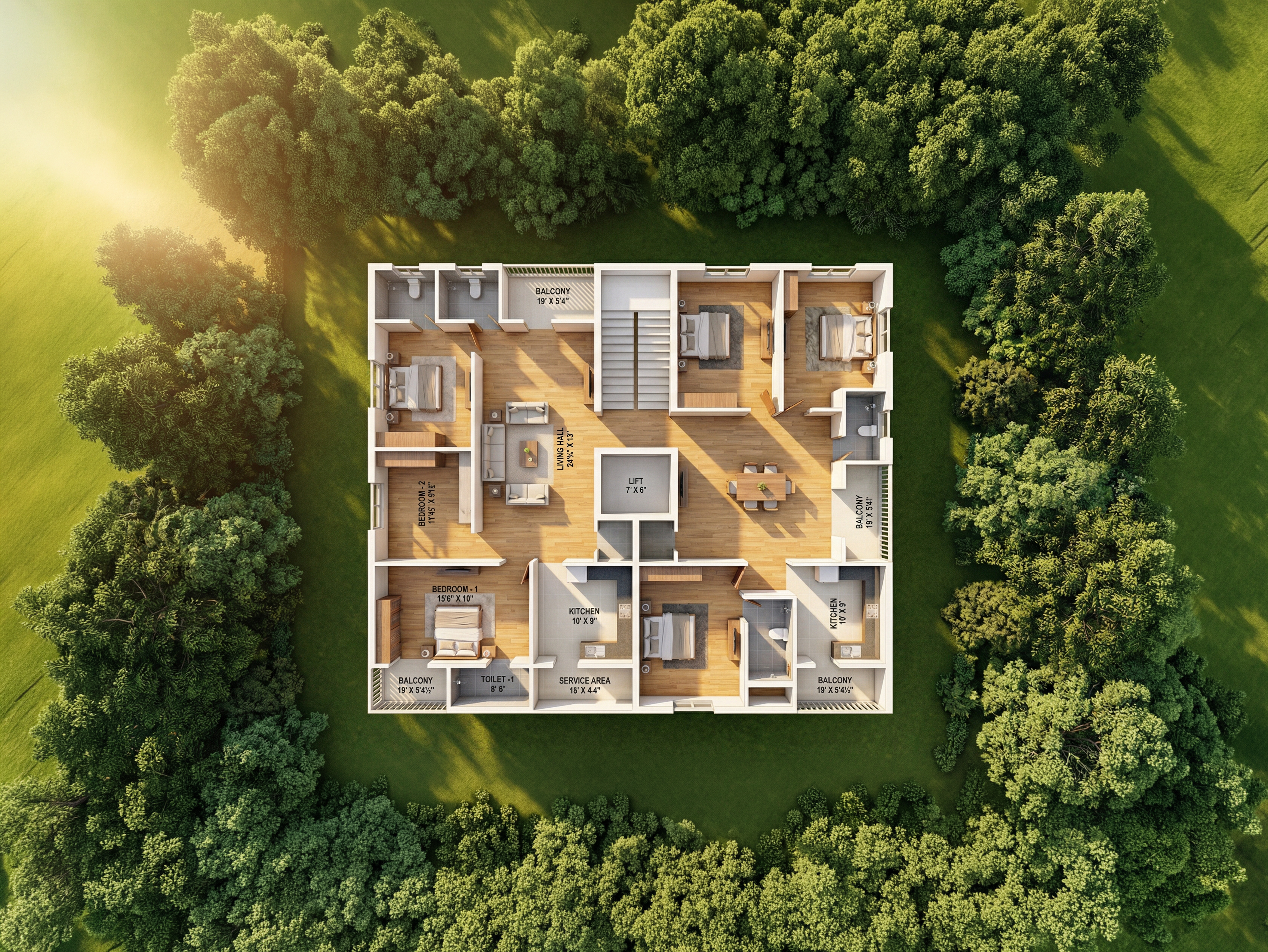 Block C floor plans