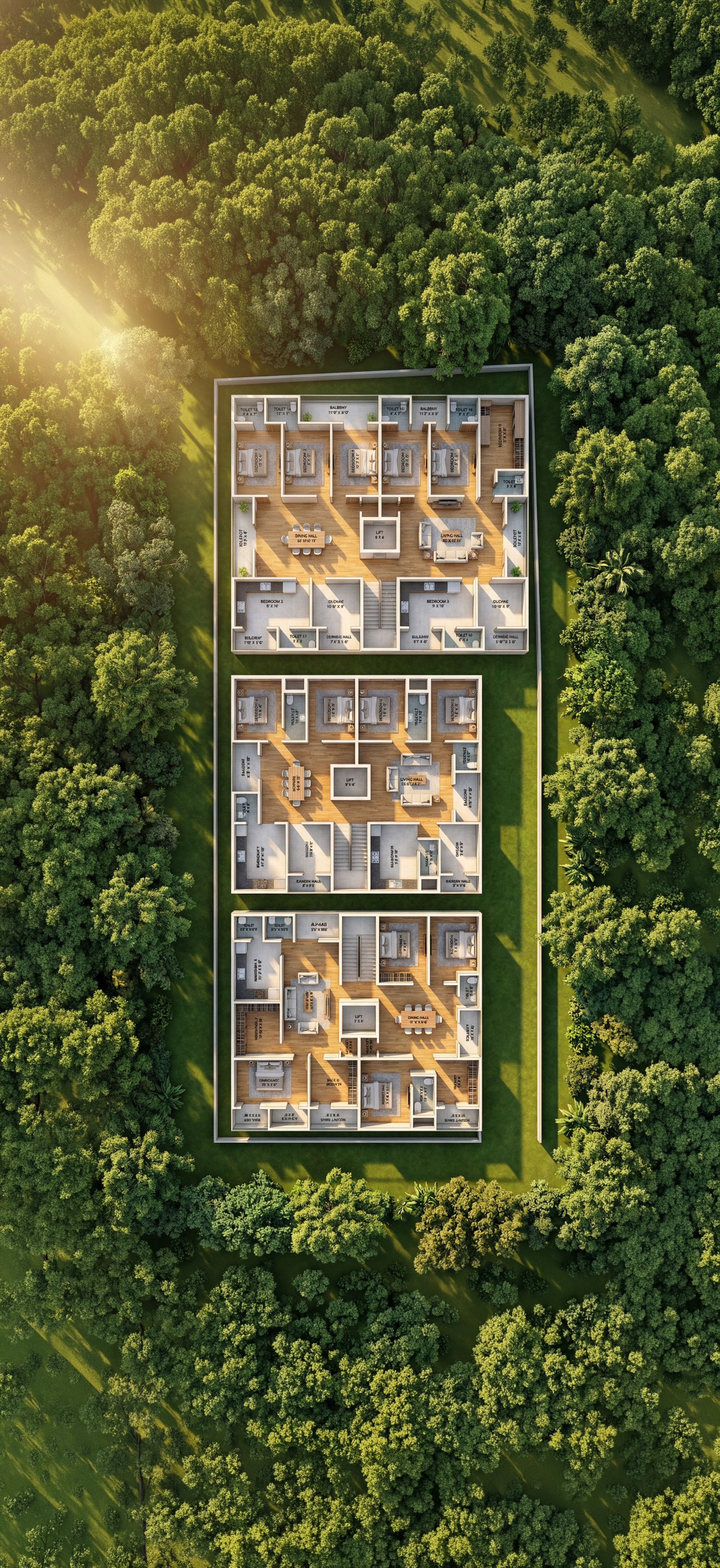 Floor 1 block overview